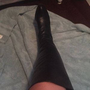 Alexander Wang Black Knee High Boots